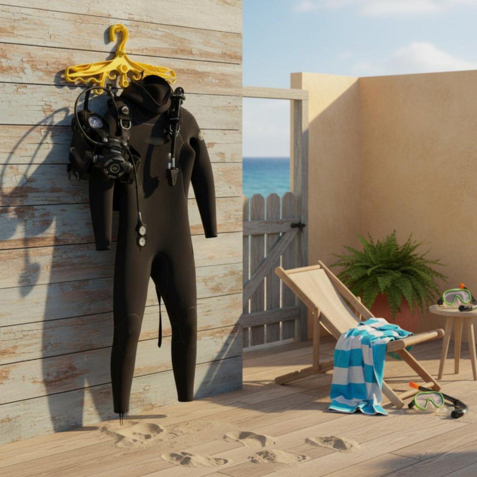 Aquatic Sports Scuba - Пластиковая вешалка для дайвинга с восемью