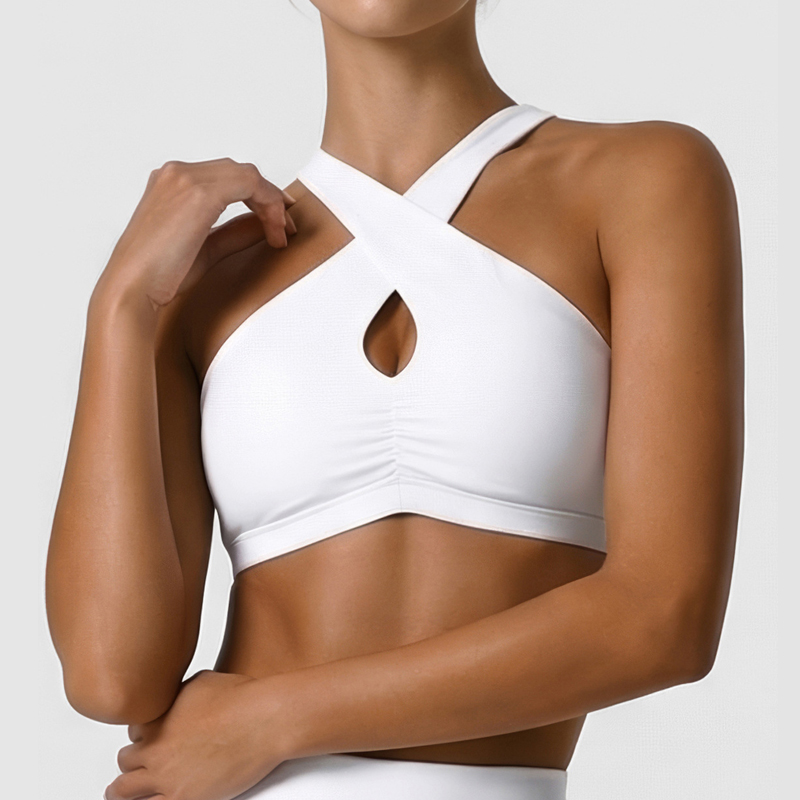 Aquatic Sports Bra - Женское мягкое спортивное нижнее белье, однотонный