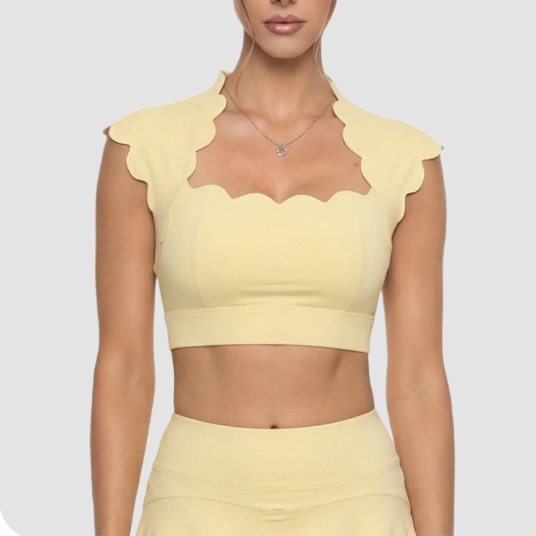 Aquatic Sports Bra - Женский спортивный топ-бра Pad Wavy для