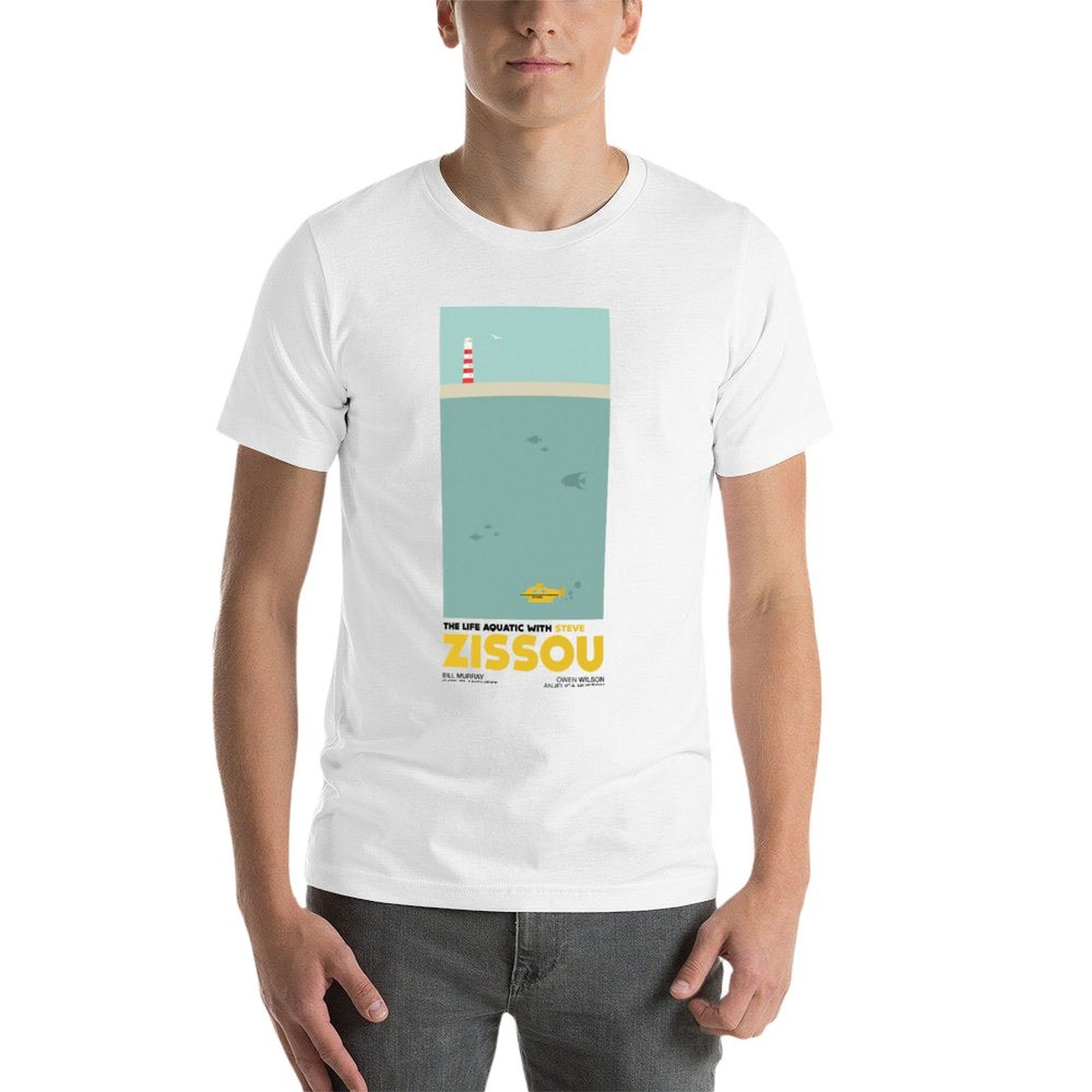 Футболка The Life Aquatic (Wit – обзор и цена Aquatic Sports Wear