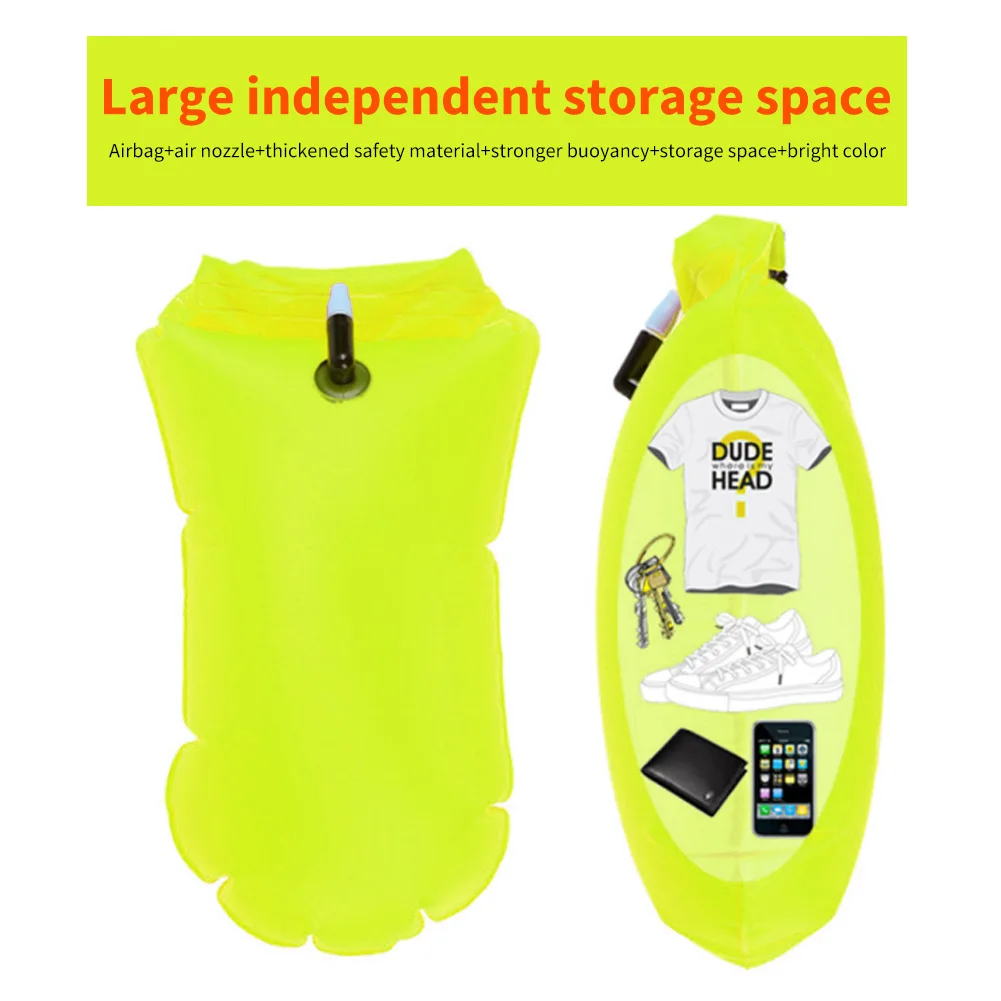 Надувной плавучий буй-пояс для – обзор и цена Swim Buoy Open Water