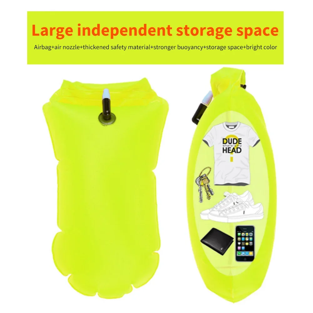Надувной плавучий буй-пояс для – обзор и цена Swim Buoy Open Water