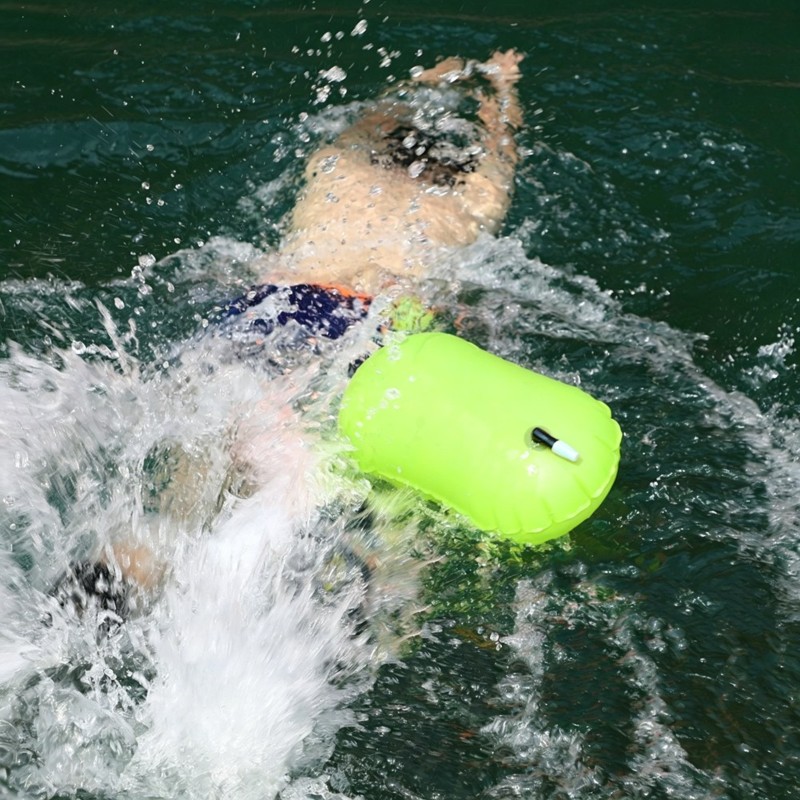 Надувной буй-поплавок FSTE для – обзор и цена Swim Buoy Open Water