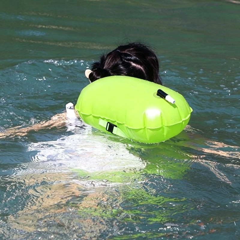Надувной буй-поплавок FSTE для – обзор и цена Swim Buoy Open Water
