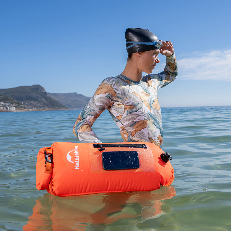 Надувной буй-поплавок Naturehi – обзор и цена Swim Buoy Open Water